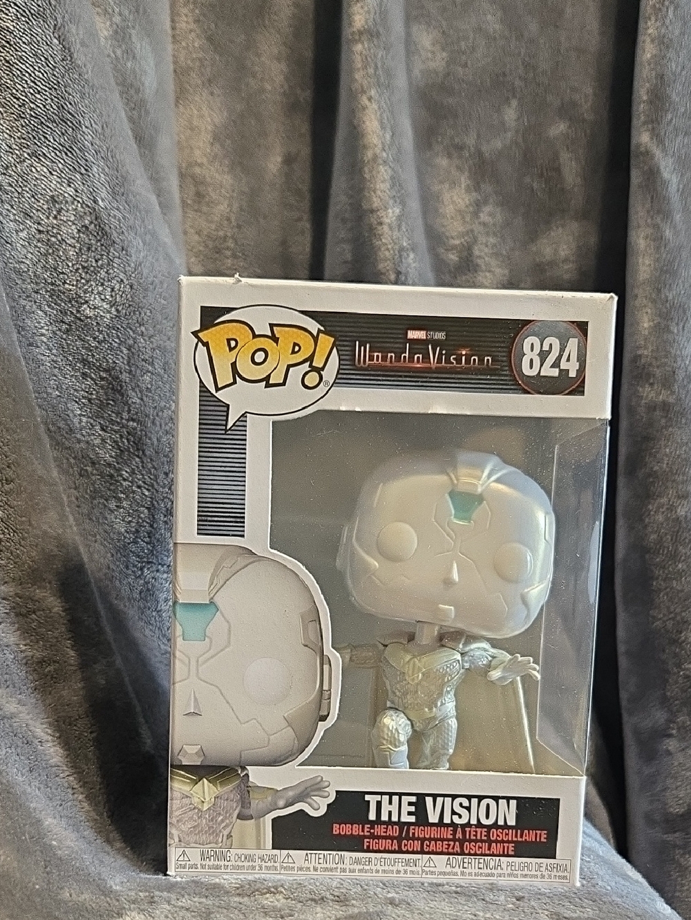Funko Pop! WandaVision - The Vision #824 White Pearl Vinyl Figure MCU